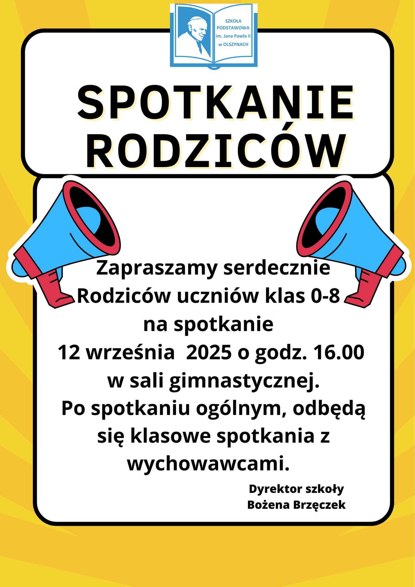 Zebranie z rodzicami (12-09-2025)